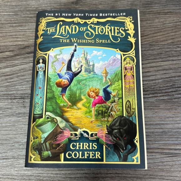 The Land Of Stories The Wishing Spell By Chris Colfer Softcover Book Illustrated - Picture 1 of 5